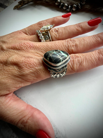 Blackjack Ring by Benjamin Jimenez- Size 8 1/2