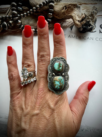 Cordell Platero Iron Mountain Ring- Adjustable