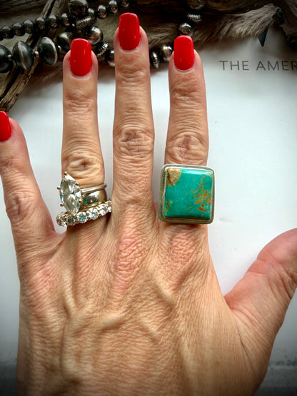 Royston Square Adjustable Ring
