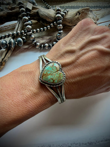Chris Etsitty Royston Heart Cuff