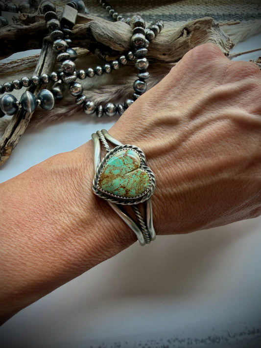Chris Etsitty Royston Heart Cuff
