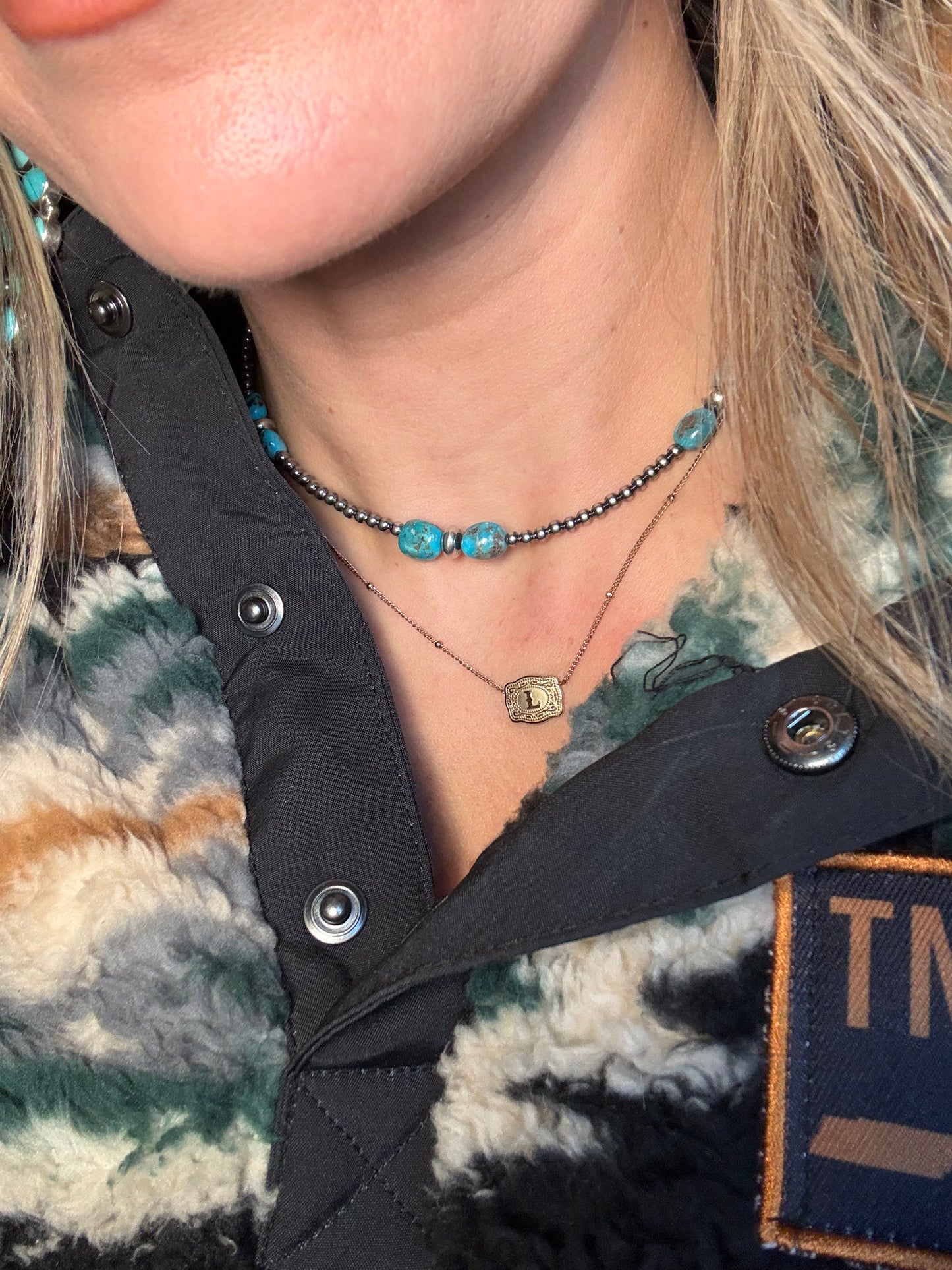 Pure Bliss Choker- Blue turquoise