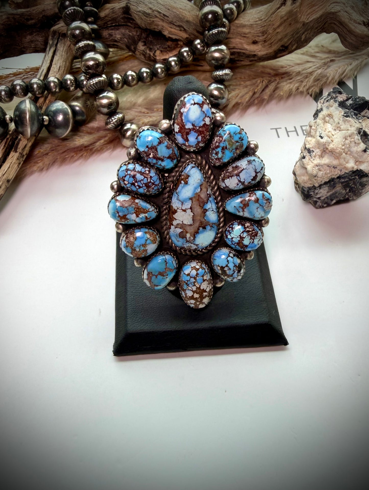 Golden Hills Cluster Ring- Adjustable