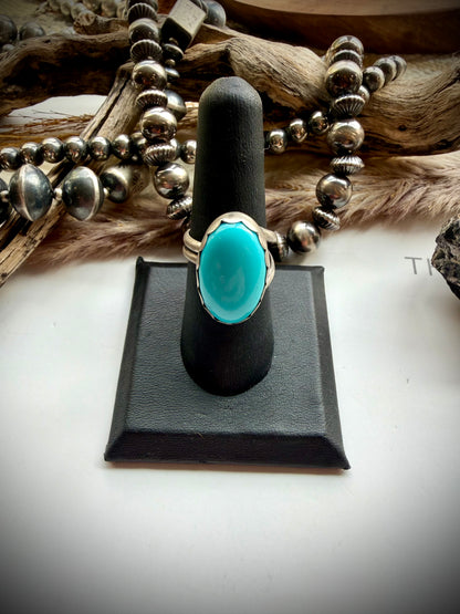 Sleeping Beauty Ring- Adjustable