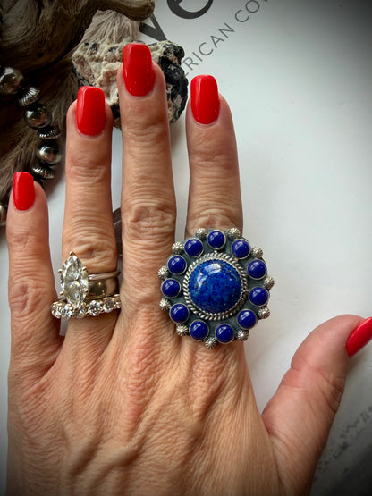 Lapis Ring- Adjustable