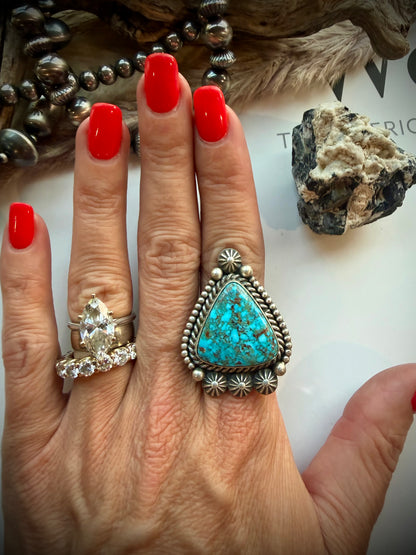 Mego's Webbed Kingman Ring- Size 8