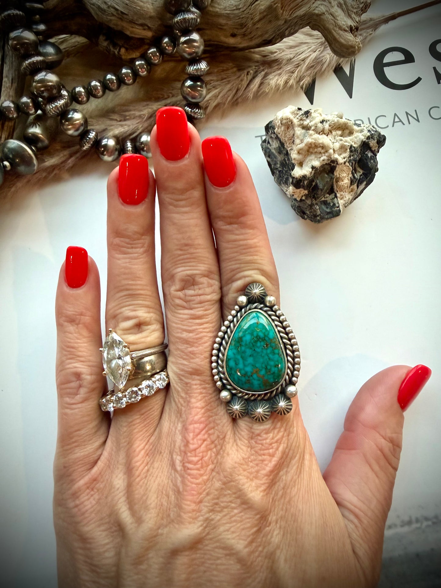 Michael Calladitto Royston Ring- Size 9