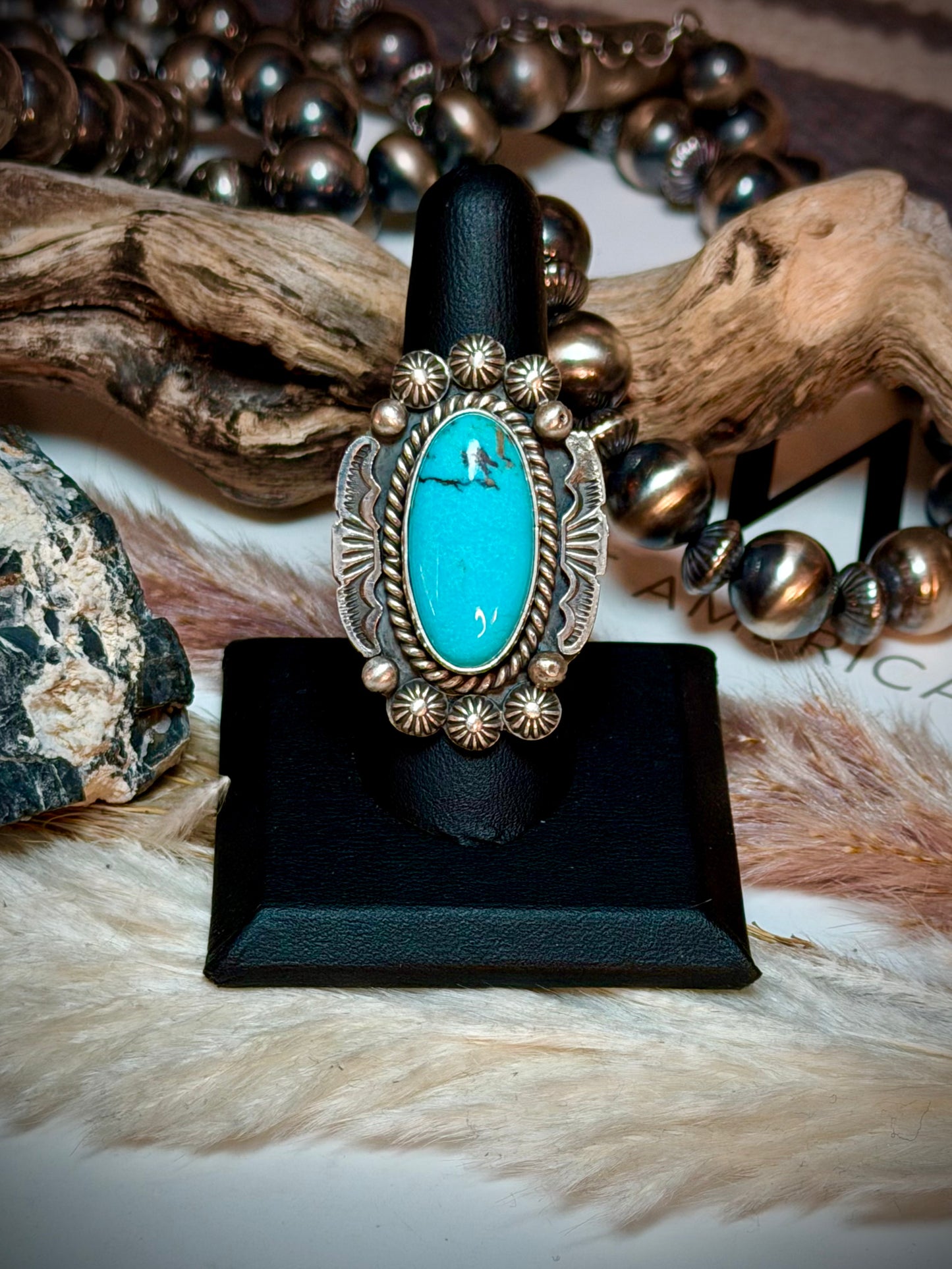 Bright Blue Michael Calladitto Ring