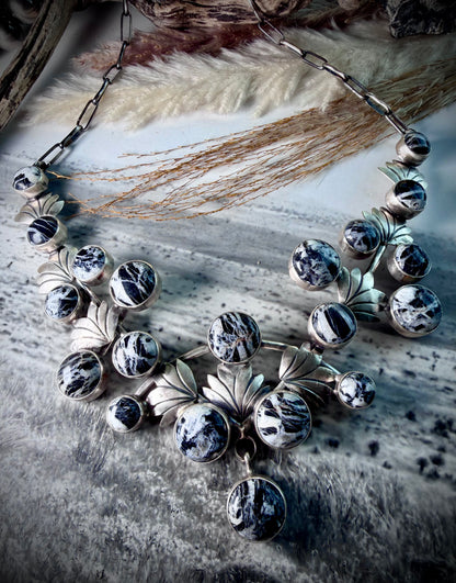 White Buffalo Collar Necklace