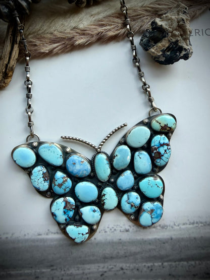 Megan's Big Golden Hills Butterfly Necklace