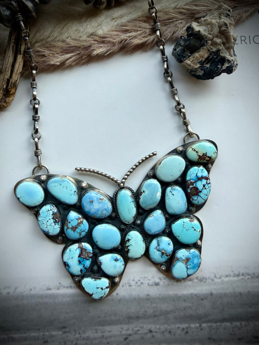 Megan's Big Golden Hills Butterfly Necklace