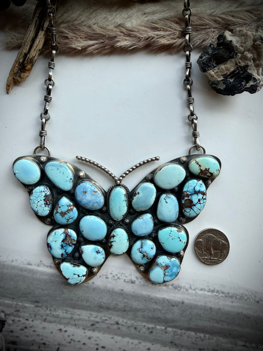 Megan's Big Golden Hills Butterfly Necklace