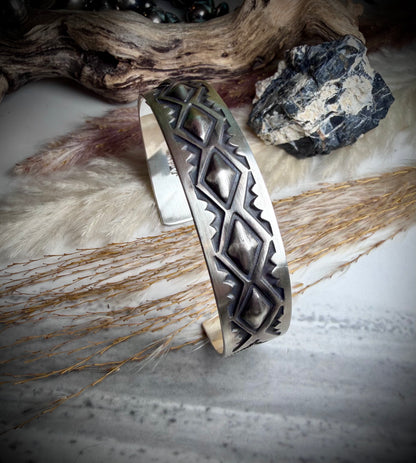 Sterling Silver Cuff by J. Tahe