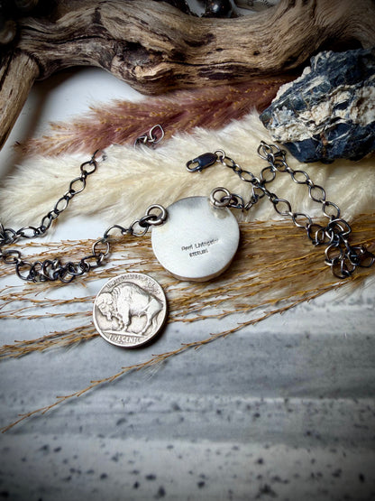 Abalone Rose Necklace by Paul Livingston