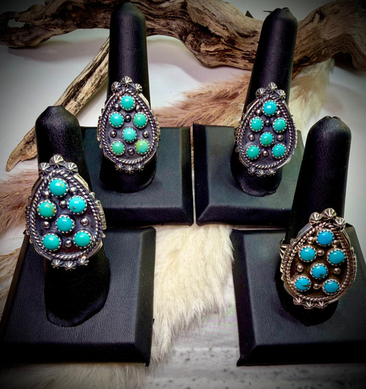 Kenny Lonjose Six Stone Ring