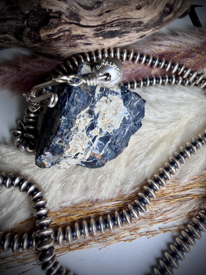 Handmade Navajo 24" 5.5mm Sterling Silver Rondelle Saucer Pearls by Bryannen Halwood