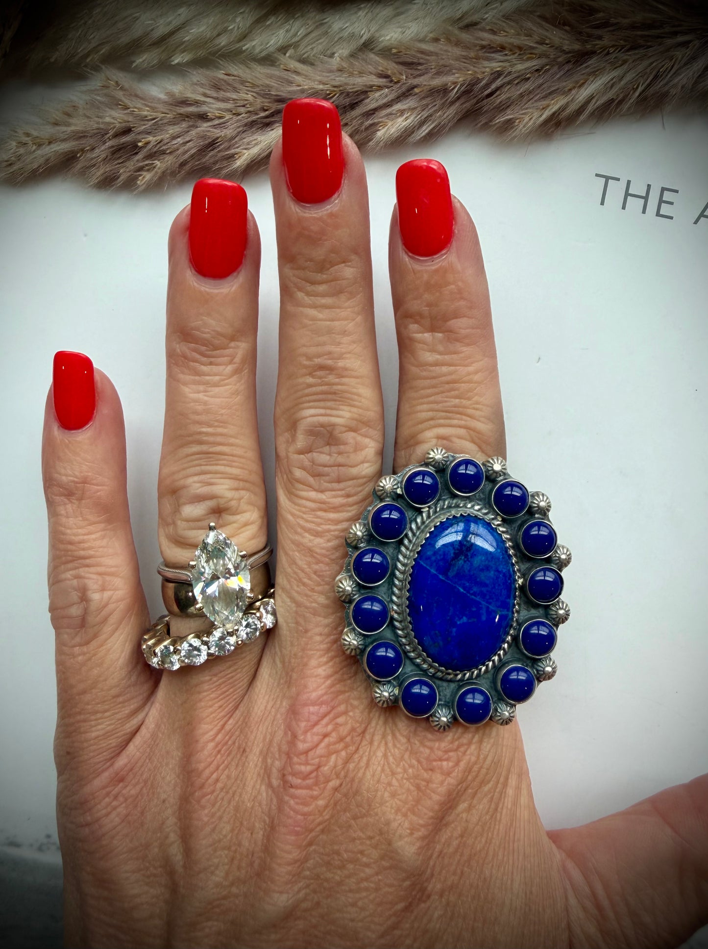Lapis Ring- Adjustable
