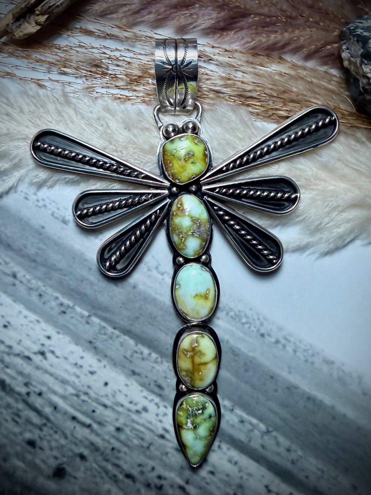 The Palomino Dragonfly Pendant