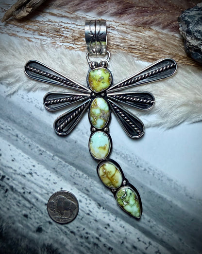 The Palomino Dragonfly Pendant