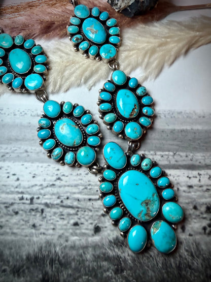 The Blaze Cluster Necklace Set