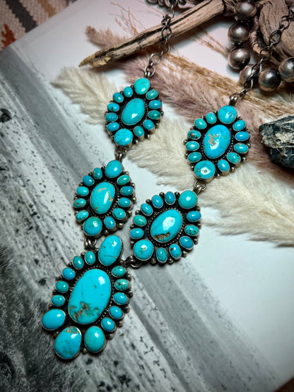 The Blaze Cluster Necklace Set