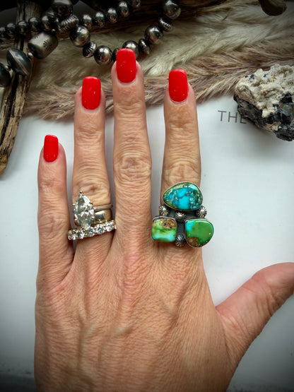 Adjustable Sonoran Gold Ring