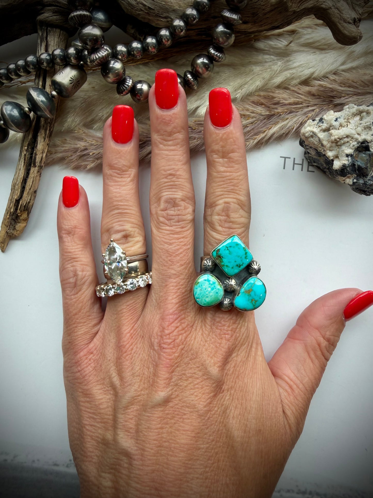 Adjustable Sonoran Gold Ring