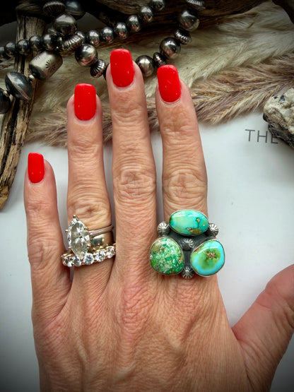 Adjustable Sonoran Gold Ring