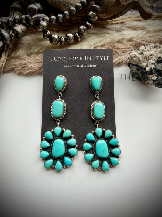 Cluster Dangle Earrings