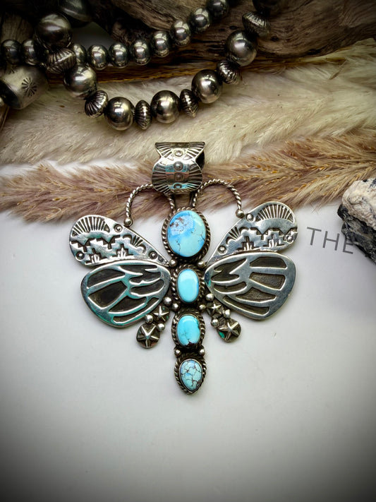 Golden Hills Dragonfly Pendant