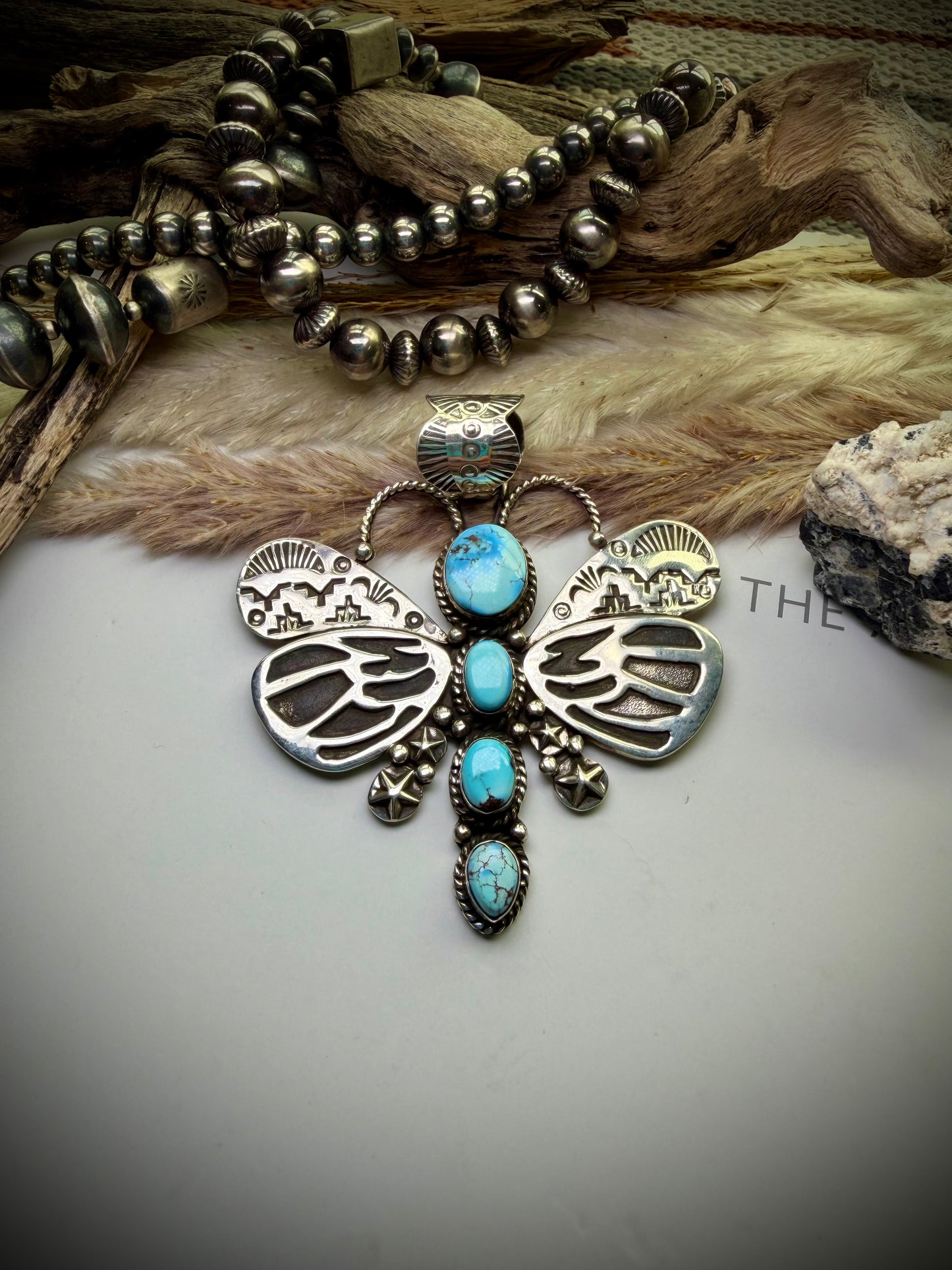 Golden Hills Dragonfly Pendant