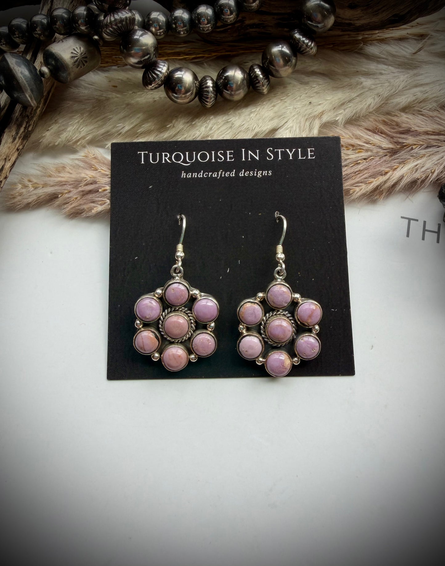 Phosphosiderite Earrings