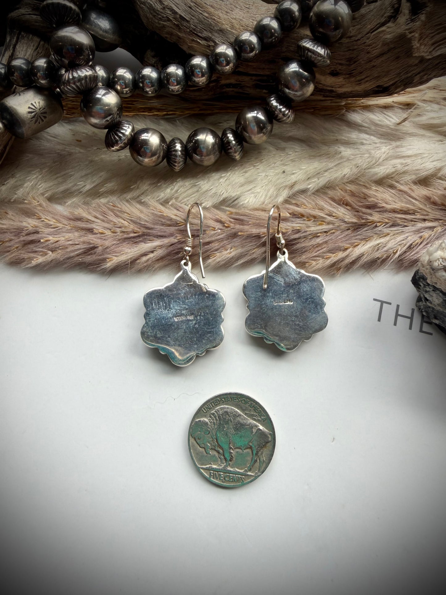 Phosphosiderite Earrings