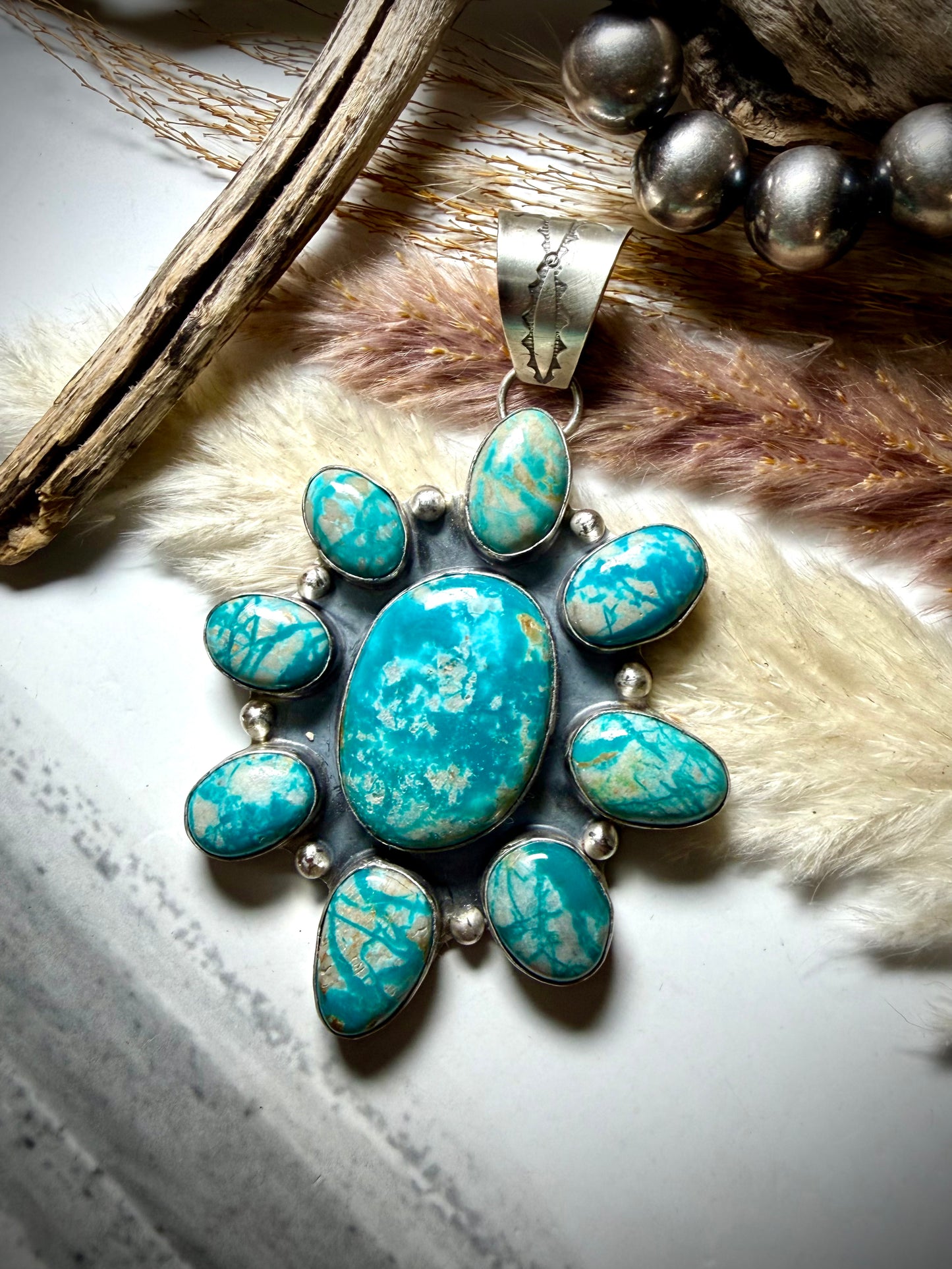 Large Fox Cluster Pendant by Lyle Piaso