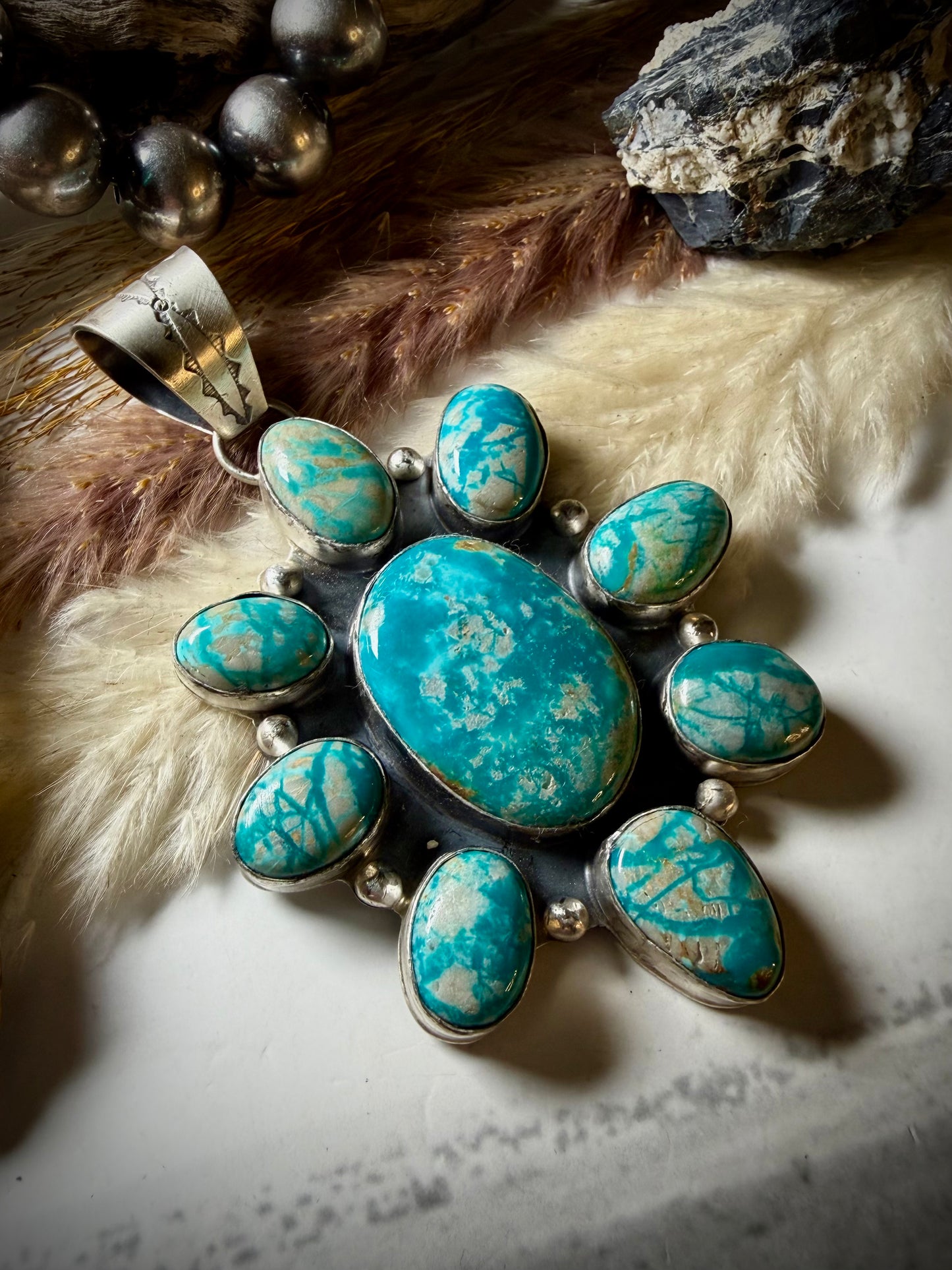 Large Fox Cluster Pendant by Lyle Piaso