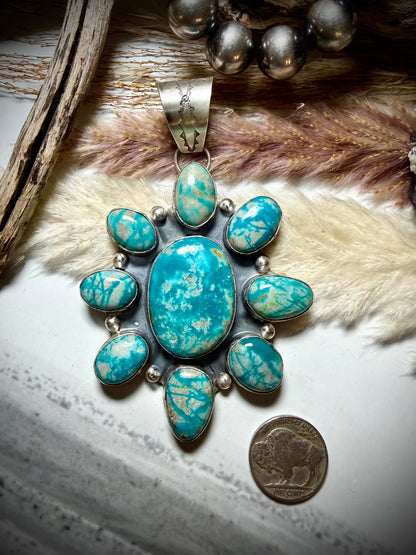 Large Fox Cluster Pendant by Lyle Piaso