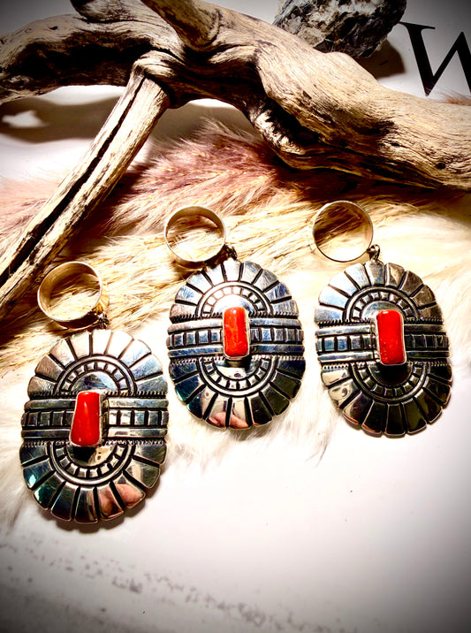 TR Singer Red Coral Pendant