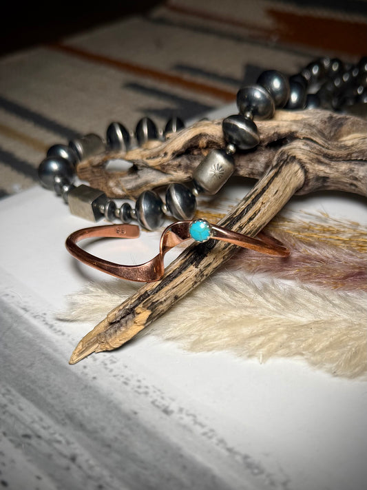 Yolanda Skeets Copper Twist Bracelet