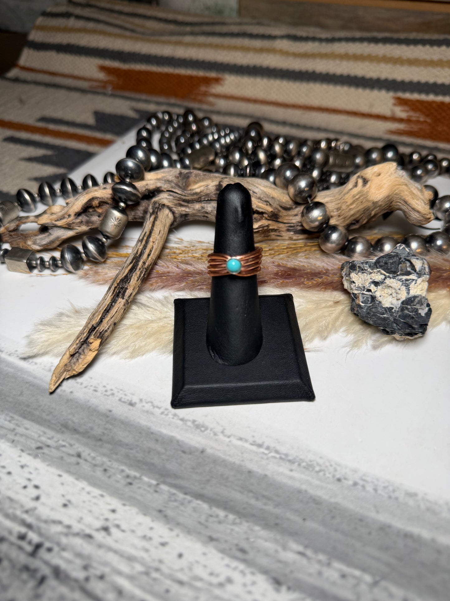 Yolanda Skeets Copper Ring