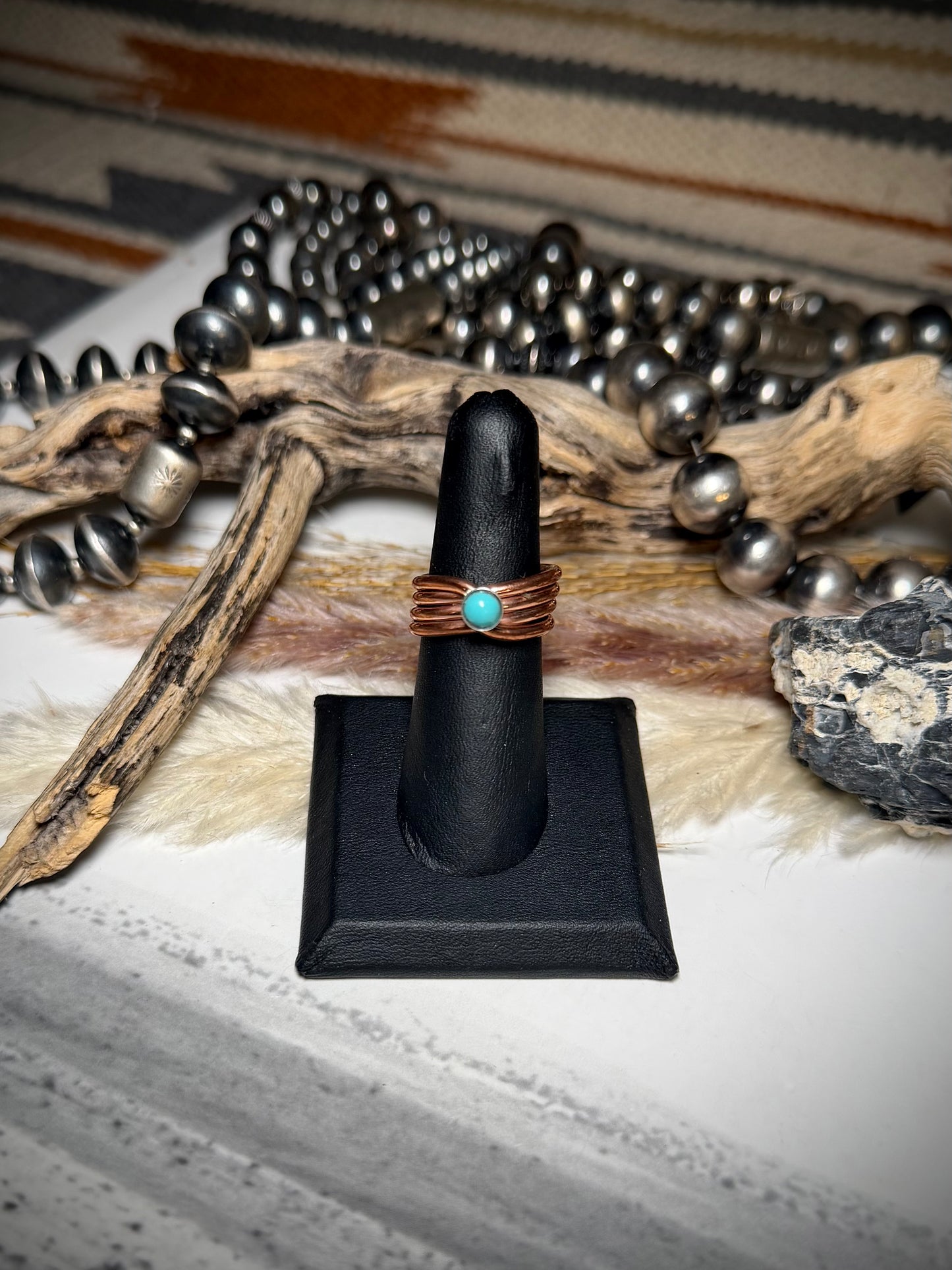 Yolanda Skeets Copper Ring