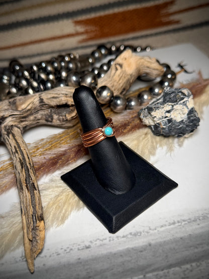 Yolanda Skeets Copper Ring
