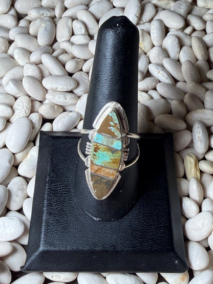 Brandon Etcity Inlay Ring Size 10