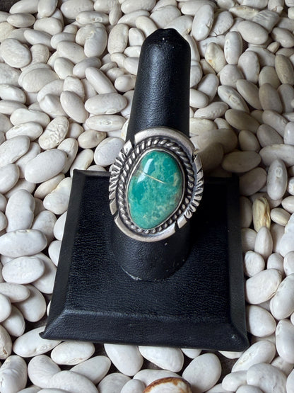 Adjustable Green Royston Ring