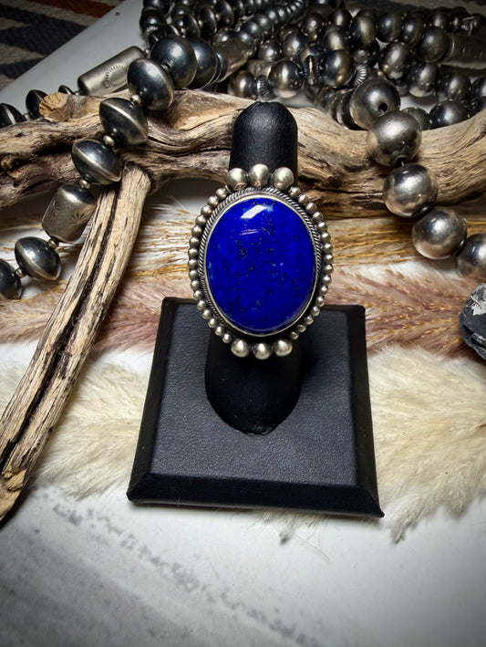 Jameson Garcia Adjustable Lapis Ring