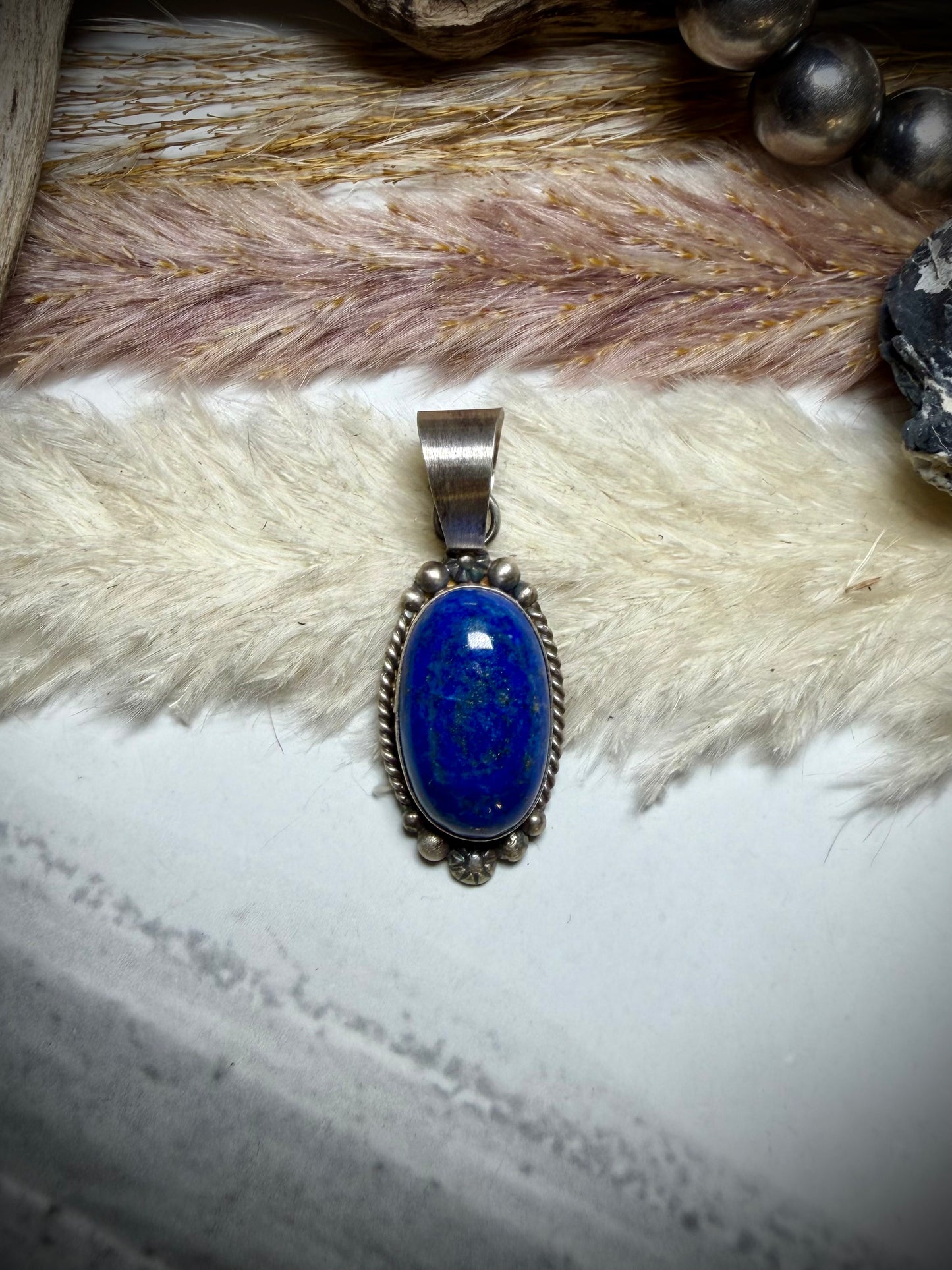 Fancy Little Lapis Pendant