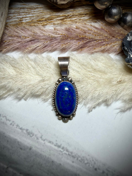 Fancy Little Lapis Pendant
