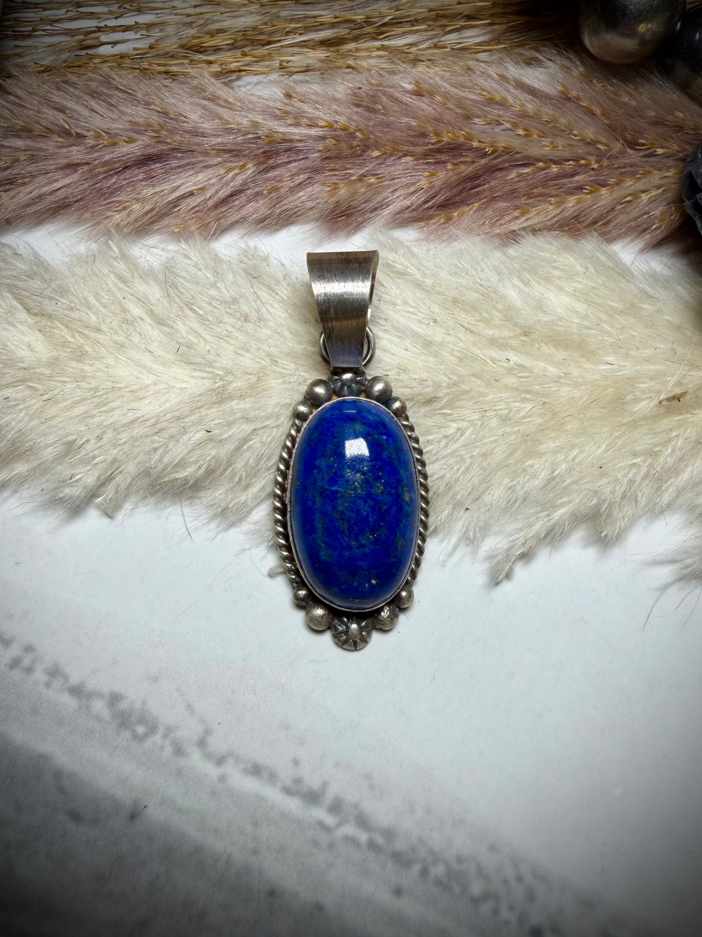 Fancy Little Lapis Pendant
