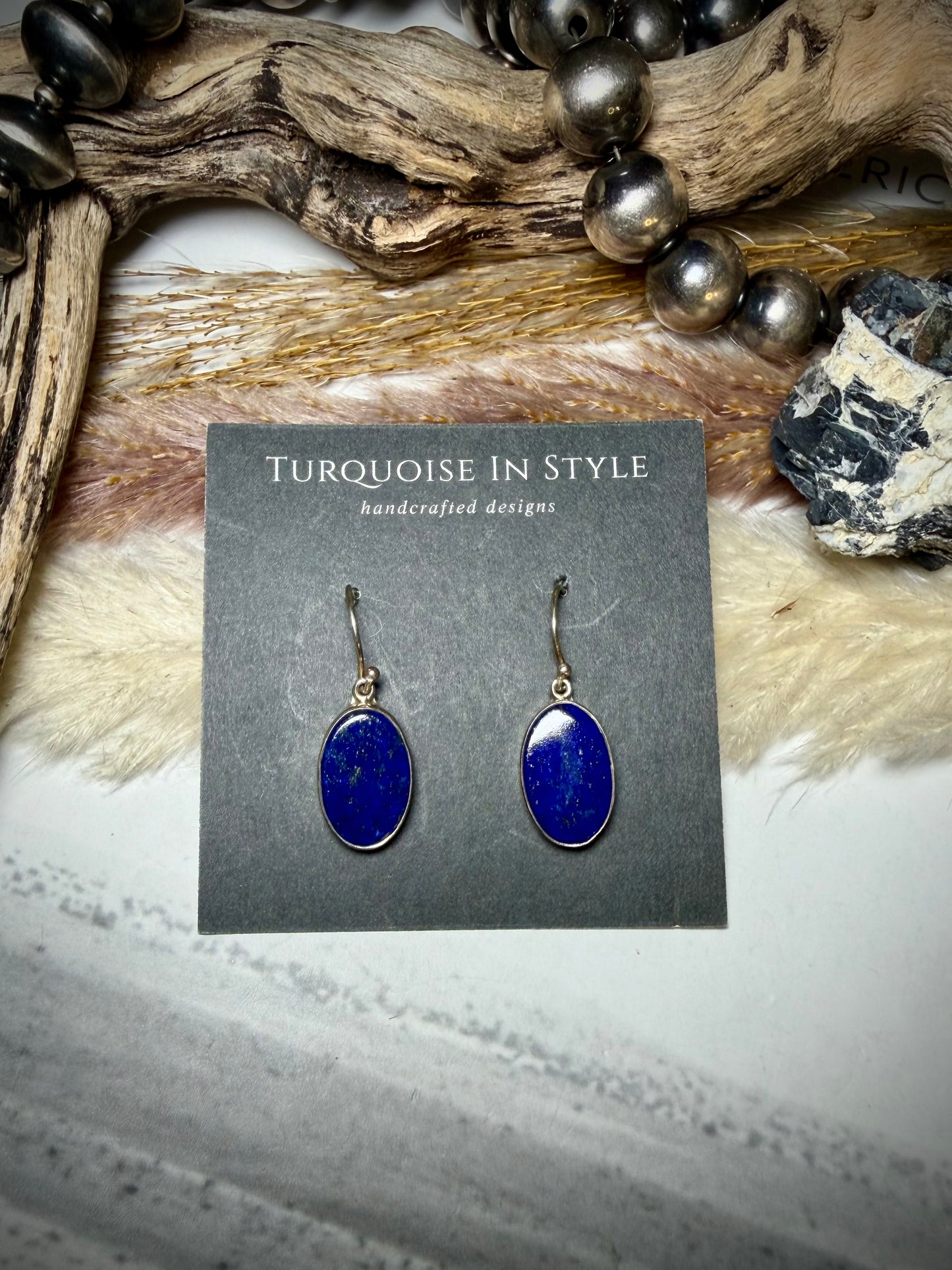 Lapis Dangle Earrings