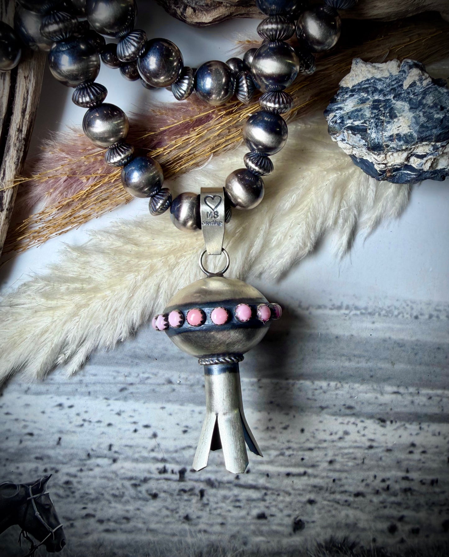 Monica Smith Blossom with Pink Conch