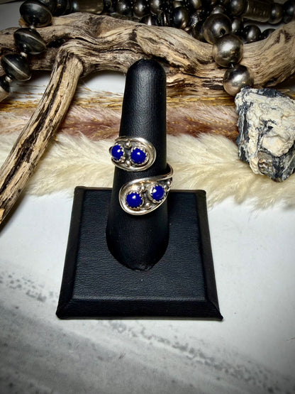 Lapis Adjustable Ring